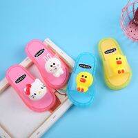 Summer new Childrens Slippers Led Cartoon Hello Slippers Luminous Slippers For 1-6Y