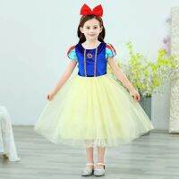 【CW】 Kids Snow Children Birthday Costume Evening Dresses Gown With Cloak