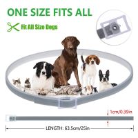 ZZOOI Dewel Flea And Tick Collar Flea Mosquitoes Lice Insect Large Dog Anti Flea Collar 8 Month Natural Dogs Protection Pets Flea&amp;tick