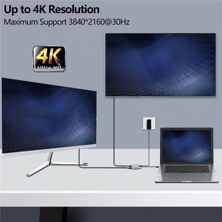 irctbv-อะแดปเตอร์แล็ปท็อป4-in-1-4k-60hz-ชนิด-c-เพื่อขยายหน้าจอ-hdmi-คู่-usb-ฮับแท่นวางมือถือ-c