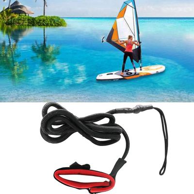 Stand Up Paddle Board Rope Leg Leash Surfboard Foot Rope Surf Protection Accessories Black Red