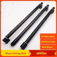 1PC Stainless steel 304 Shower Glass door fixed rod/clipBathroom glass support bar