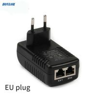 DC12V 1A POE (Power Over Ethernet) หัวฉีด12W ปลั๊ก POE สำหรับกล้องวงจรปิด POE IP Cam Power Adapter Eu/us/au/uk ปลั๊กอุปกรณ์เสริม