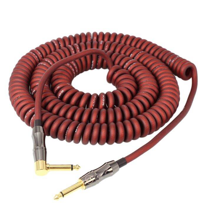 KGR Vintage Coiled Guitar Cable Bass Cable Electric Guitar Cable Spring
