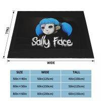 Sally Face Game Blankets Flannel Winter Breathable Super Warm Throw Blanket for Sofa Bedroom Quilt