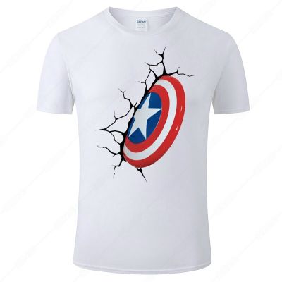 Shirts Men Capn America Cotton | Capn America Mens T-shirts - Funny Shirt Men XS-6XL