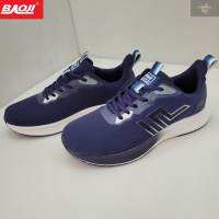 BAOJI ของแท้ 100% รองเท้าผ้าใบชาย รองเท้าออกกำลังกาย รุ่น BJM734 สีกรม SIZE 41-45