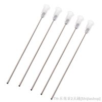 hk∏✑☁  5pcs 100mm 4  14Ga Blunt Dispensing Needles Plastic   Metal Material Ink Refilling Mixing Syringe Needle Tips