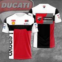 2023 Ducati Lenovo2023 New Team 3d Printed Mens Summer T-shirt 2023 New Womens Oversized Sportswear Childrens T-shirt fashion T-shirt