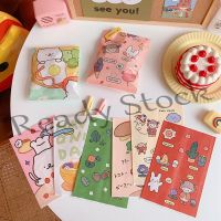 【hot sale】 ✒❅ B41 Simple Ins Paper Bag Cute Cartoon Storage Bag Mini Snack Candy Bear Birthday Gift Bag