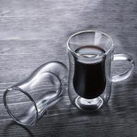 【CW】♗■►  Wall Borosilicate Glass Mug Lemon Juice Cup Resistance Drinkware Lovers Beverage