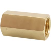 M3 M4 M5 M6 M8 M10 M12 M14 M22 Metric Female Brass Hex Rod Coupler Pipe Fitting Connector Adapter Water Gas Oil