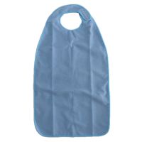 Large Terry Cloth Adult Waterproof Bib for Parkinson Hand Clothing Protector 18x34 inch