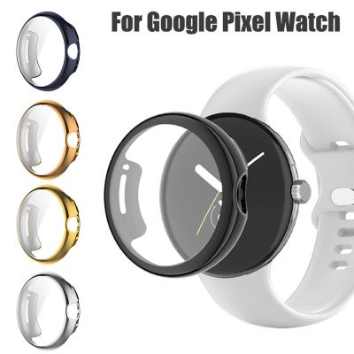 Screen Protector Case for Google Pixel Watch Soft Slim TPU Plated Full Protective Cover Anti-Scratch for Google Pixel Watch 2022