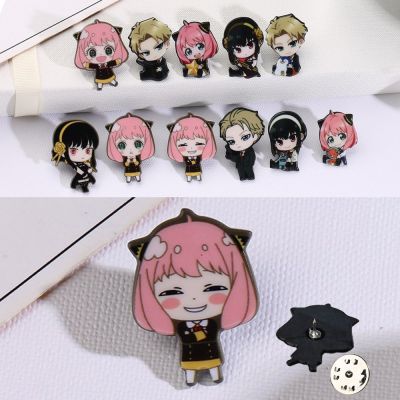【CC】 Anime Spy X Badge Brooch Pin Cospaly Loid Yor Metal Pins Costume Accessories