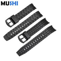 High quality silicone strap For Casio EF-550 EF-523 Edifice series black rubber waterproof watch strap replacement strap 22mm