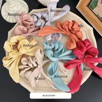 CHUUCHOP_ พร้อมส่ง7สี ??Candy ribbon bowwy ยางรัดผมแต่งโบว์เกาหลี C1237