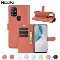 Leather Case For Oneplus Nord N10 CE 5G N20 N200 Cases Silicon + Book Style Wallet Flip Cover One Plus N100 Case Full Protective Phone Cases