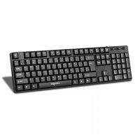 คีย์บอร์ดเครื่องกล Ergonomic Silent 104 Keys คีย์บอร์ด Fast Typing Key Board