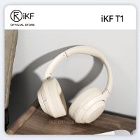 iKF T1-Wireless Bluetooth Headphones Call Noise Cancelling Wired Headset HiFi Sound with Game Mode  50 Hours Using Time Over The Ear Headphones