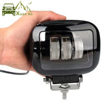 6D 5 Inch Round Square Led Work Light 12V For Car 4WD A SUV U Trucks 4x4 Offroad Motorcycle Auto Working Driving Lights