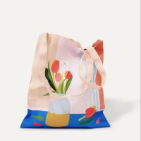 กระเป๋าผ้า Tote bag - RINA ลาย Vase in kithen