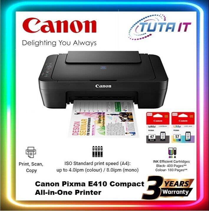 Canon Pixma E410 affordable AllinOne Printer(Inculde 1unit Canon PG47