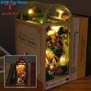 DVB Toy Sổ Tự Làm Nook Kit 3D Trò Chơi Bằng Gỗ Firefly Forest Bookend