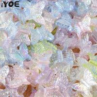 iYOE Mix Acrylic Crystal AB Butterfly Beads Loose Spacer Beads For Jewelry Making Hairpin Handmade DIY Accessories DIY accessories and others