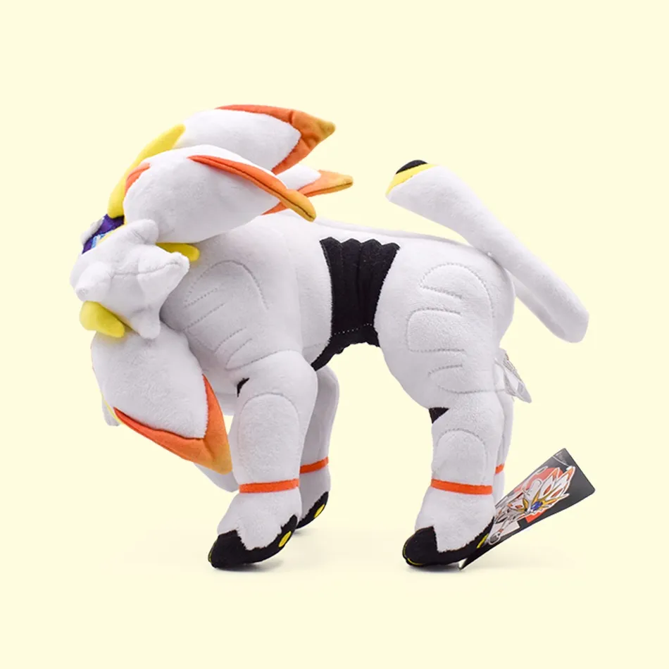 27cm Pokemon Go Anime Dolls Solgaleo Plush Soft Stuffed Animal Dolls Gift  For Christmas Children