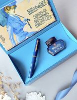 Pelikan Fountain Pen Gift Box Set Special Edition Classic M120 Iconic Blue with Ink 30ml