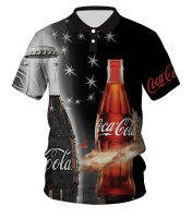 2023 new design- Coca-Cola polo~Coca-Cola high quality fully sublimated polo shirt032