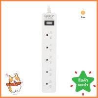 รางปลั๊กไฟ 5 ช่อง 1 สวิตช์ ELECKTA ET515M 5 ม.POWER STRIP ELECKTA ET515M 5-OUTLET 1-SWITCH 5M **คุ้มที่สุดแล้วจ้า**