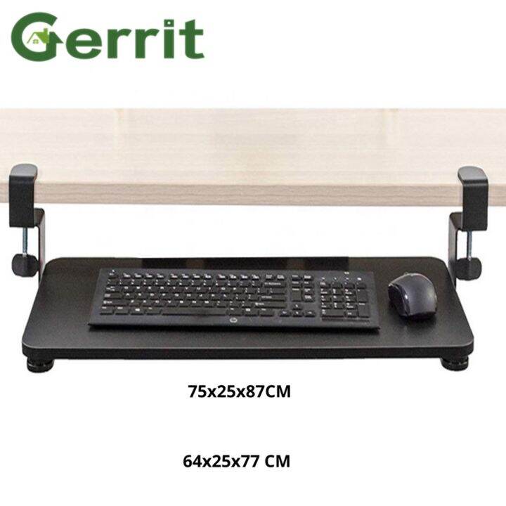 Keyboard Holder Clip Desktop Keyboard Tray Keyboard Tray No Drilling