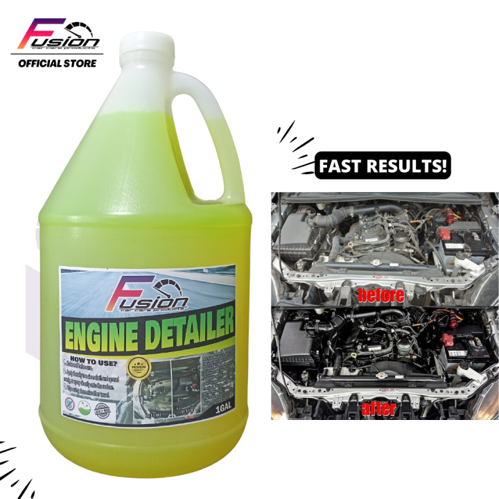 Fusion Engine Detailer wash Premium Degreaser 1 gallon cleaning engine