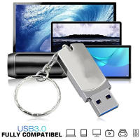 Wuyangmin ไดรฟ์ USB 3.0แฟลชไดร์ฟ1 2TB ความเร็วสูงหน่วยความจำ Pendrive พวงกุญแจโลหะ