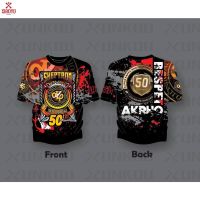 2023 new2023 ACP 50TH ครบรอบเสื้อยืดอัลฟาคัปปา Rho เต็มระเหิดหลุดลุ่ยเสื้อ (skeptron)