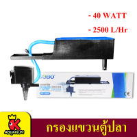 กรองบนตู้ปลา SOBO WP-3880F กรองน้ำบนตู้ปลา กรองบนตู้ กรองน้ำตู้ปลา ปั๊มน้ำ Top Filter สำหรับตู้ขนาด 36-48นิ้ว