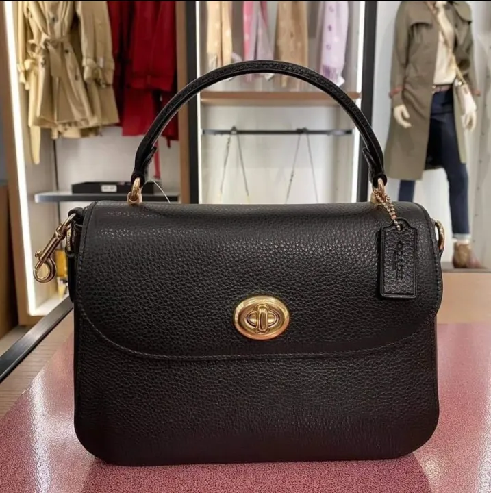 Guaranteed Coach Marlie Women's Top Handle Satchel Bag C1557 Black Lazada PH