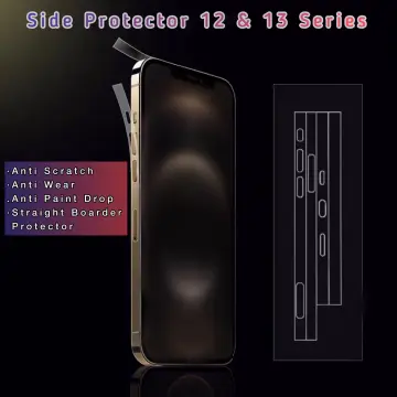 For iPhone 15 14 13 Pro 12 Pro Side Film Frame Phone Anti-Scratch Border  Sticker