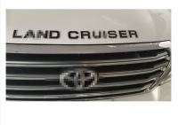 โลโก้ตัวอักษรแยก  โตโยต้า แลนด์ครูซเซอร์ ติดกระโปรงหน้า Toyota Land Cruiser Front Bonnet Emblem Insignia Logo Badge Symbol Car Decal