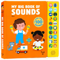 My big book of sounds large paperboard pronunciation Book Childrens English Enlightenment cognitive picture book more than 100 kinds of sounds and words and words are learned while listening