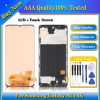 TFT LCD Screen for Samsung Galaxy A51 4G SM-A515 With Digitizer Full Assembly(Not Supporting Fingerprint Identification)