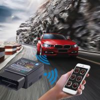 、‘】【； Mini Elm327 Bluetooth OBD2 V1.5 Elm 327 V 1.5 OBD 2 Car Diagnostic-Tool Scanner Elm-327 OBDII Adapter Auto Diagnostic Tool