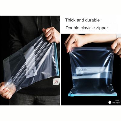 Kitchen Sealable Bag Fresh-keeping Bag Convenient Save Time Food Preservation Transparent Storage Bag Kitchen Organization Thick Food Storage Dispense