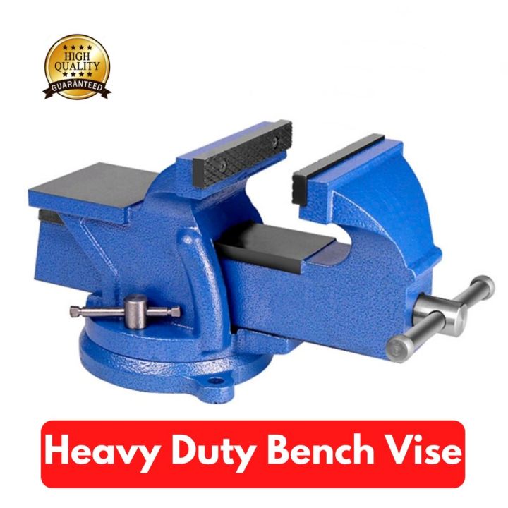 Heavy Duty Bench Vice Swivel Base Clamp Jaw Work Bench | Lazada PH