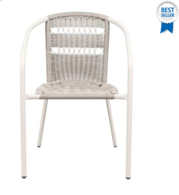 Chair indoor/outdoor, PE rattan,(max load 80 kg.) size 53x60x78 cm.