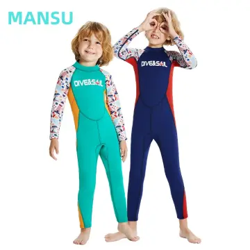 GIRLS,BOYS,KIDS Full Swimsuit One Piece 3/4 Swim Suit Costume