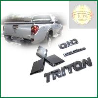 โลโก้ท้ายกระบะ MITSUBISHI Triton ปี 2005 -2014 ยกชุด 4 ตัว **ร้านค้าแนะนำให้บริการ** สิ้นค้าดี**