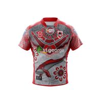 ✙ 2021 Saint George Rugby Uniform Native Edition Jersey Manufacturer Wholesale One Piece Shipped